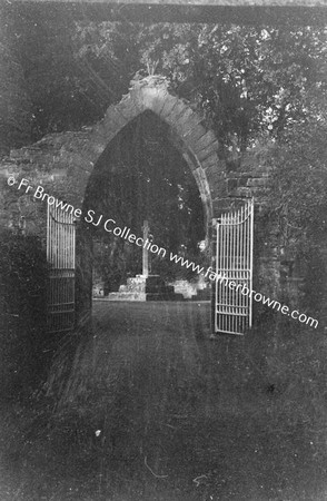 DUNSANY CASTLE FROM S.W. SHOWING MODERN BILLIARD ROOM ADDED ABOUT 1900